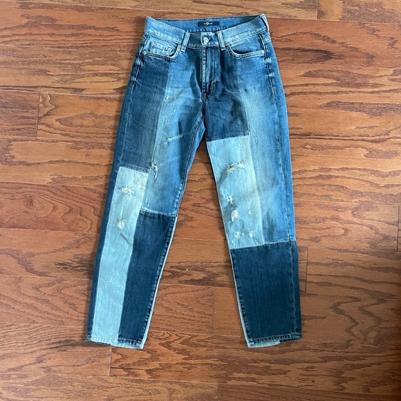 Seven for all mankind Indigo Patches - Picture 5 of 7